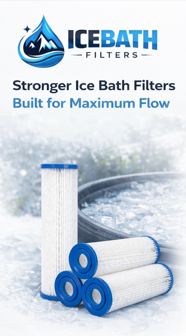Stronger Ice Bath Filters with Improved Flow Capacity - 1 or 4 Packs